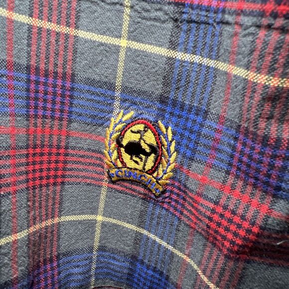 Cinch Mens Button Down Shirt Size XL Multi Color Plaid Long Sleeve Logo Western - Picture 5 of 9